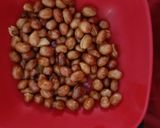 A picture of step 1 of Peanut Chaat.