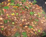A picture of step 3 of Gravy Shepard’s pie.