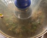 A picture of step 5 of Methi Keema Matar Masala.