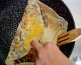 Foto langkah ke 16 dari resep Martabak Telur Teflon Ala Arab | Anti Gagal, Kulit Lentur Anti Robek.