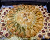 Vendégváró Sajtos mártogatós leveles tésztából recept fázis 4 fotója