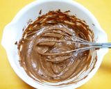 A picture of step 1 of Chocolate Muffins for Valentine's Day.