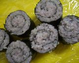 A picture of step 3 of Sushi Roll Snails for Charaben.