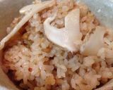 A picture of step 7 of The Taste of Fall--Matsutake Mushroom Rice.