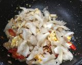 Foto langkah ke 3 dari resep Tumis Jamur Tiram & Sawi Hijau.