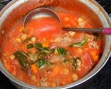 A picture of step 7 of Canned Tomato and Chickpea Minestrone.