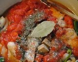 A picture of step 8 of Chicken Cacciatora.