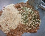A picture of step 3 of Whole wheat sesame ladoo.