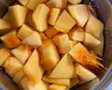 A picture of step 1 of Pumpkin Halwa #cookeverypart.