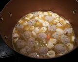 A picture of step 4 of Tortilini Vegetable Soup with Turkey Meatballs.