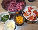 A picture of step 1 of Red Thai Curry with Pork.