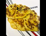 A picture of step 3 of Oats pancakes with dash of cinnamon.
