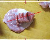 A picture of step 1 of Chicken Gizzards with Cucumber (Namul-style).