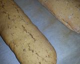 A picture of step 4 of Pumpkin Pie Biscotti.