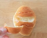 A picture of step 4 of Halloween Ghost Sandwiches.