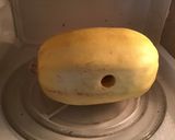 A picture of step 1 of California Farm Spaghetti Squash Pepperonata Sauce.