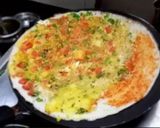 A picture of step 3 of Crispy masala dosa.