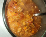 A picture of step 4 of Cabbage Roll Soup.