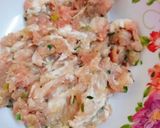 Hình bước làm 1 của món Cà tím cuộn thịt chiên giòn