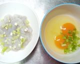 ～香蔥滑蛋蝦仁～餐桌上的晚餐的食譜步驟2照片