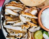 A picture of step 6 of Chicken Shawarma Platter.