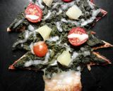 A picture of step 12 of Christmas Tree Flatbread Pizza.