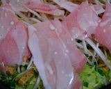 A picture of step 7 of Hiroshima-Style Okonomiyaki.