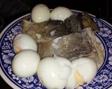 A picture of step 7 of Açorda (The poor man's dish).