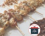 Foto langkah ke 4 dari resep Sate pisang goreng madu oles ovomaltine kacang #homemadebylita.