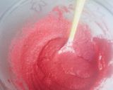 A picture of step 3 of Red Velvet Rava Dhokla.