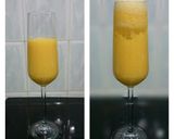 A picture of step 1 of Valentine's Day Non Alcohol Orange 'Mimosa'.