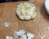 A picture of step 1 of Roasted garlic.