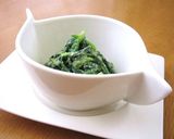 A picture of step 4 of Komatsuna with Mentaiko Mayonnaise.