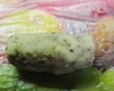 A picture of step 5 of Shio-koji Soboro Croquettes Wrapped in Rice Paper.