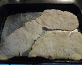 Foto del paso 1 de la receta: Milanesa de pollo con salsa de crema a la mostaza