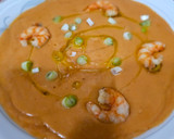 Foto del paso 8 de la receta: Crema de puerro, patata y gambas