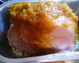 A picture of step 3 of Orange 🍊 glazed smoked gammon joint.