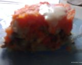 Foto del paso 5 de la receta: Pastel de carne calabaza y zanahoria 🥕
