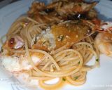 Foto del paso 7 de la receta: Spaghettini con cigalas, langostinos y tomate