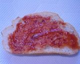 A picture of step 1 of Fresh Tomato on Toast.