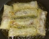 Foto langkah ke 5 dari resep Lumpia pisang coklat.