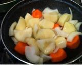 A picture of step 4 of Korean Sweet and Spicy Hot Daktoritang.