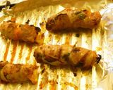 A picture of step 2 of Grilled Pork and Kimchi Rolls.
