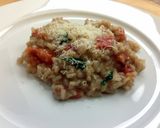 A picture of step 8 of Tomato & Basil Risotto.
