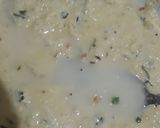 A picture of step 3 of Instant Rava idli with chutney.