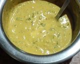 A picture of step 4 of Rajasthani Mirchi vada.