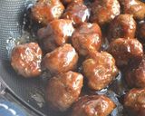 A picture of step 12 of Meatballs for Bentos.