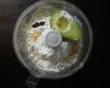 A picture of step 1 of Melon Bread-Style Avocado Cookies.