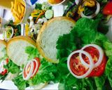 A picture of step 5 of Blue cheese Burgers.