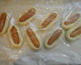 A picture of step 5 of Wiener Sausage Rolls in the Bread Maker.